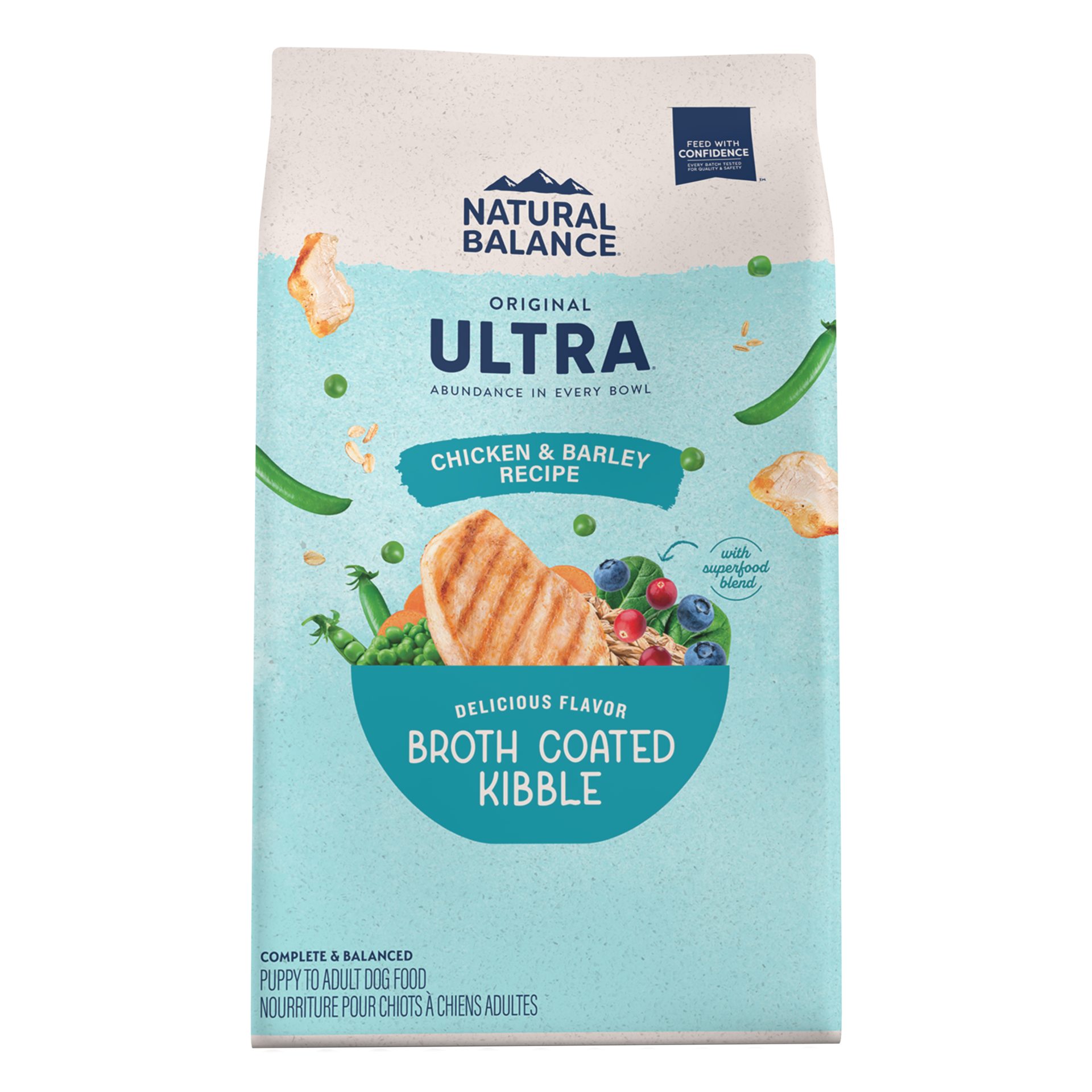 GREAT FOR ALL LIFE STAGES: ORGINAL ULTRA CHICKEN & BARLEY