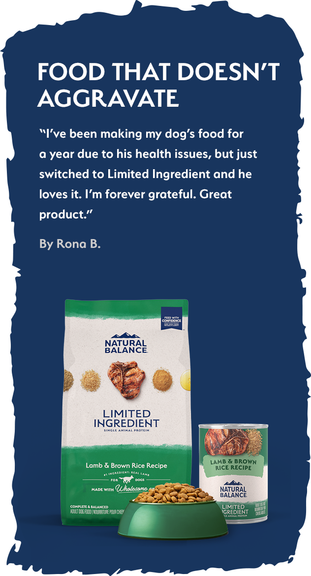 Dog food brands natural balance hotsell