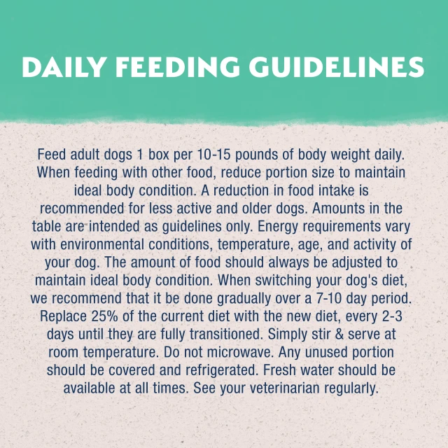 Feeding Guidelines